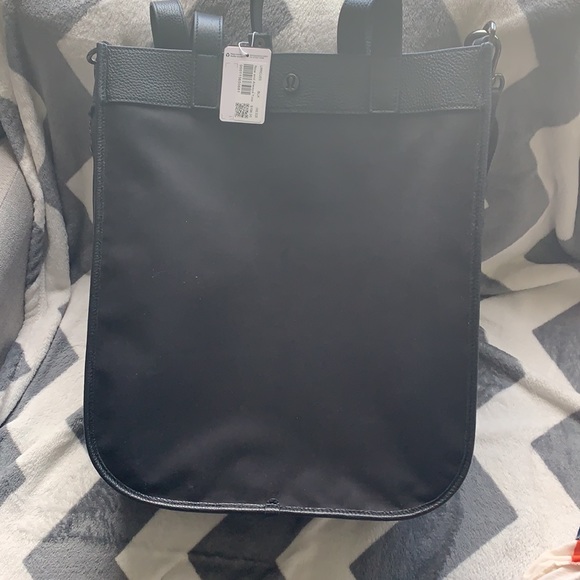 Lululemon Now and Always tote jacquard black suede - Picture 2 of 4